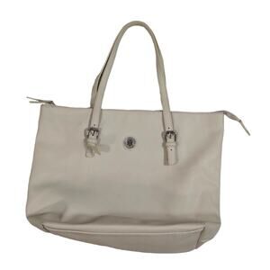 Tommy Hilfiger off white tote bag 16" x 10" x 5"